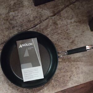 Anolon Smart Stack 12" Nonstick Frying Pan - Black, NIB